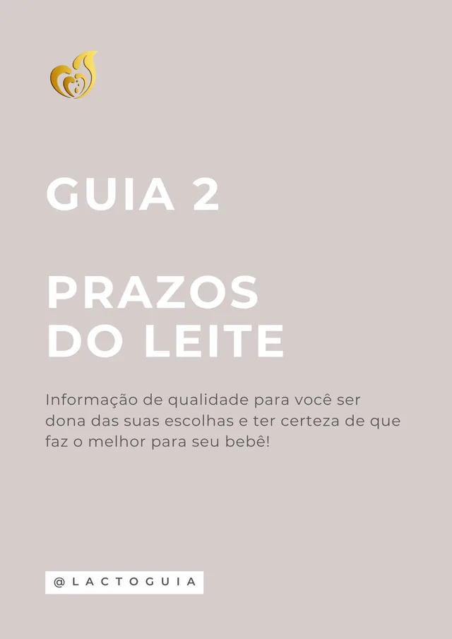 Capa do Guia 2 · Prazos do leite
